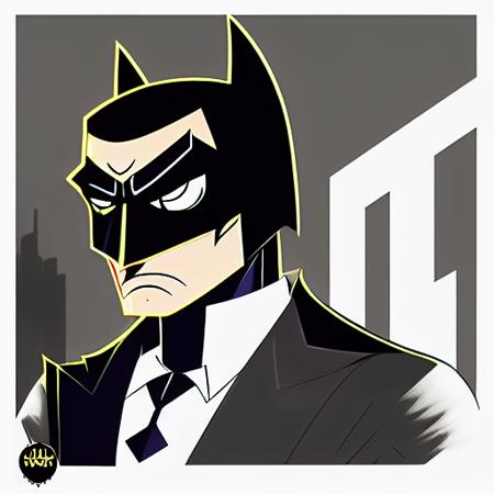 portrait ocds style of  batman <lora:1930Model:1>