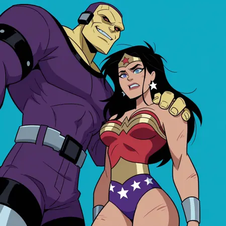 Mongul Vs Wonder Woman (DCAU)