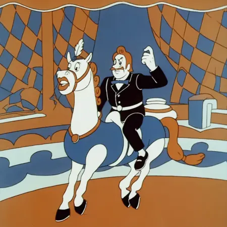 Angela the circus horse (Marusia's Carousel) - цирковая лошадь Анжела (Марусина карусель) - Anzhela (Marusya's Carousel, Marusina karusel) + circus director - директор цирка  Soviet cartoon