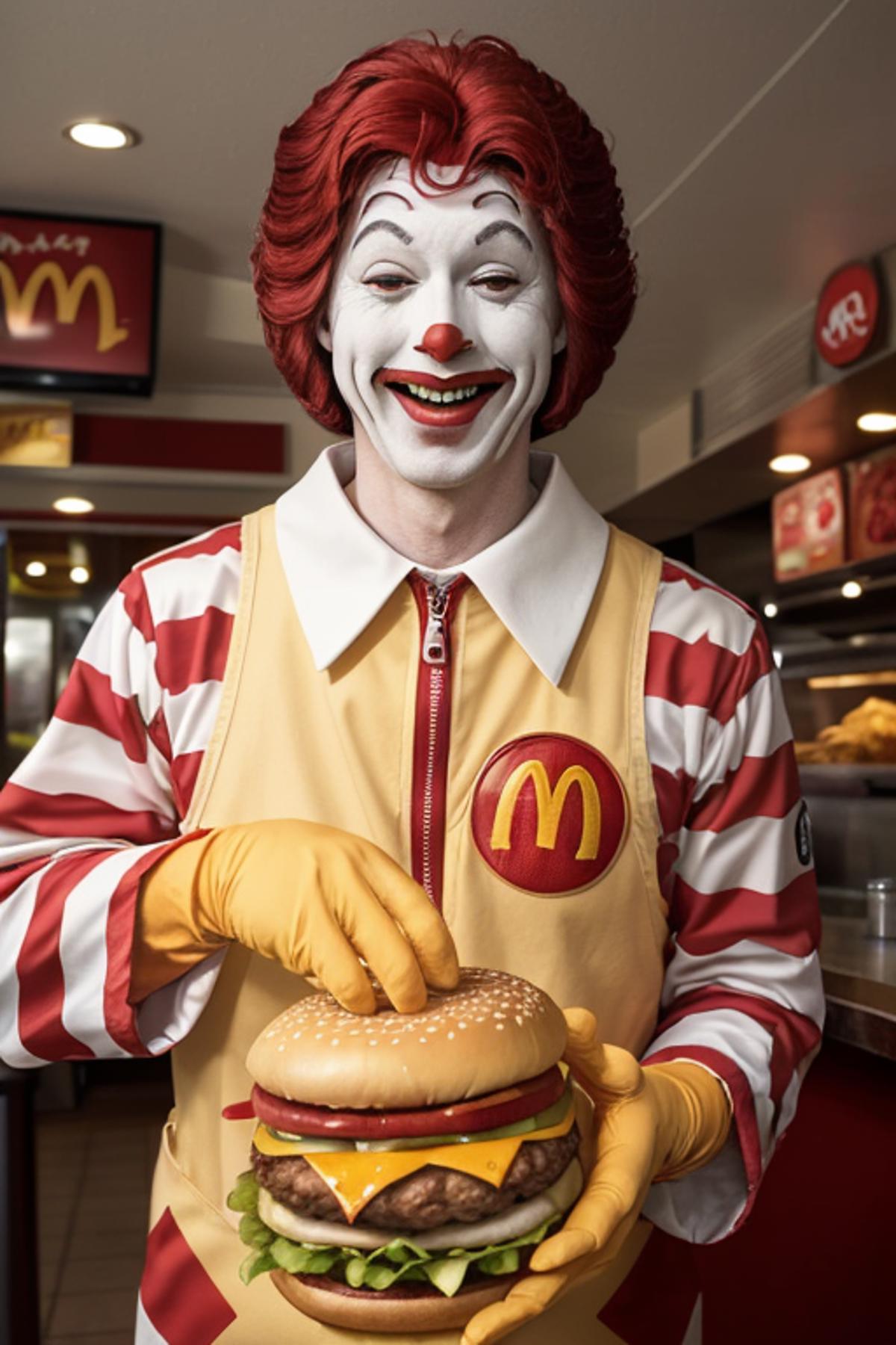 Ronald McDonald - v1.0 | Stable Diffusion LoRA | Civitai