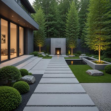 Missa_XL_Modern Villa Courtyard Landscape V2.0