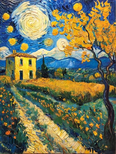 style of Vincent van Gogh