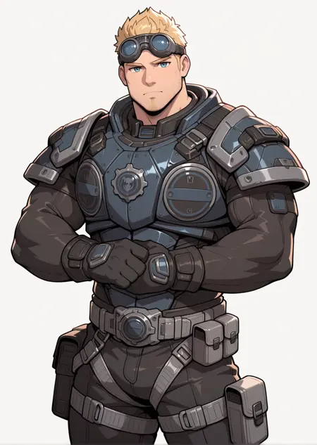 Damon Baird | Gears of War | Illustrious XL