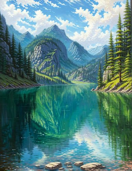 1080x1400, 1080 x 1400; A tranquil bay is nestled within a serene valley, with a small island rising from the water, crowned with a solitary tree whose branches stretch gracefully towards the sky. The scene is bathed in vibrant colors as the sun begins to set, casting a warm, golden hue over everything. The water reflects the sun's radiant glow, creating a shimmering pathway of light across the surface. The overall setting is serene and picturesque, capturing the peaceful beauty of nature in the embrace of the valley. Romantic impressionism, dream scenery art, beautiful oil matte painting, romantic, style of thomas kinkade, beautiful digital painting, anime landscape, romantic painting, dreamlike digital painting, colorful painting, beautiful gorgeous digital, All surface textures are highly realistic and varied, even on the same surface, showing the attention to detail of reality, and the painstaking time taken to craft this image. Even things like eyelashes are in some areas slightly more or less sparse and varied to ensure a realistic appearance, and this level of care applies to every centimeter of the picture. In reality, things are rarely perfect, and flaws are considered beautiful, and this image embraces and uses these flaws to create true believable beauty, The most compelling work of art ever produced, every intricate detail holding a narrative or philosophical concept that entrances. The entire composition is lauded by the modern masters as truly mesmerizing, the artwork itself considered by some too sacred to even show the common world. The work is dynamic and complicated, with multiple forms of media layered in complex and innovative ways, at times mind-bending in the creative solutions the artist found to produce what is lauded as the only truly creative work ever produced by mankind