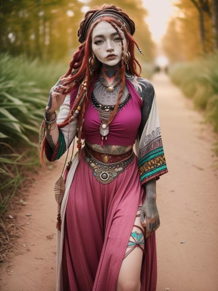 m0rg1n boho outfit <lora:m0rg1n_v2:1>