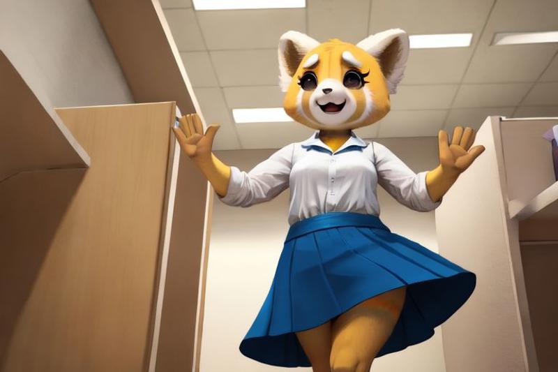 Retsuko (Aggretsuko) image by LaughRiot