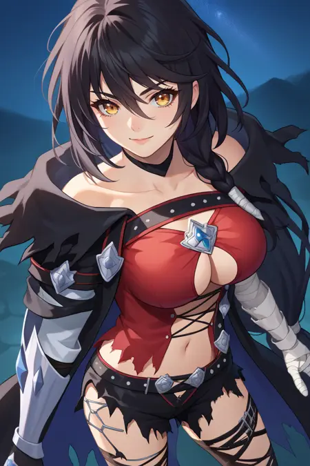 Velvet Crowe/ベルベット・クラウ (Tales of Berseria) SDXL LoRA [Pony Diffusion]