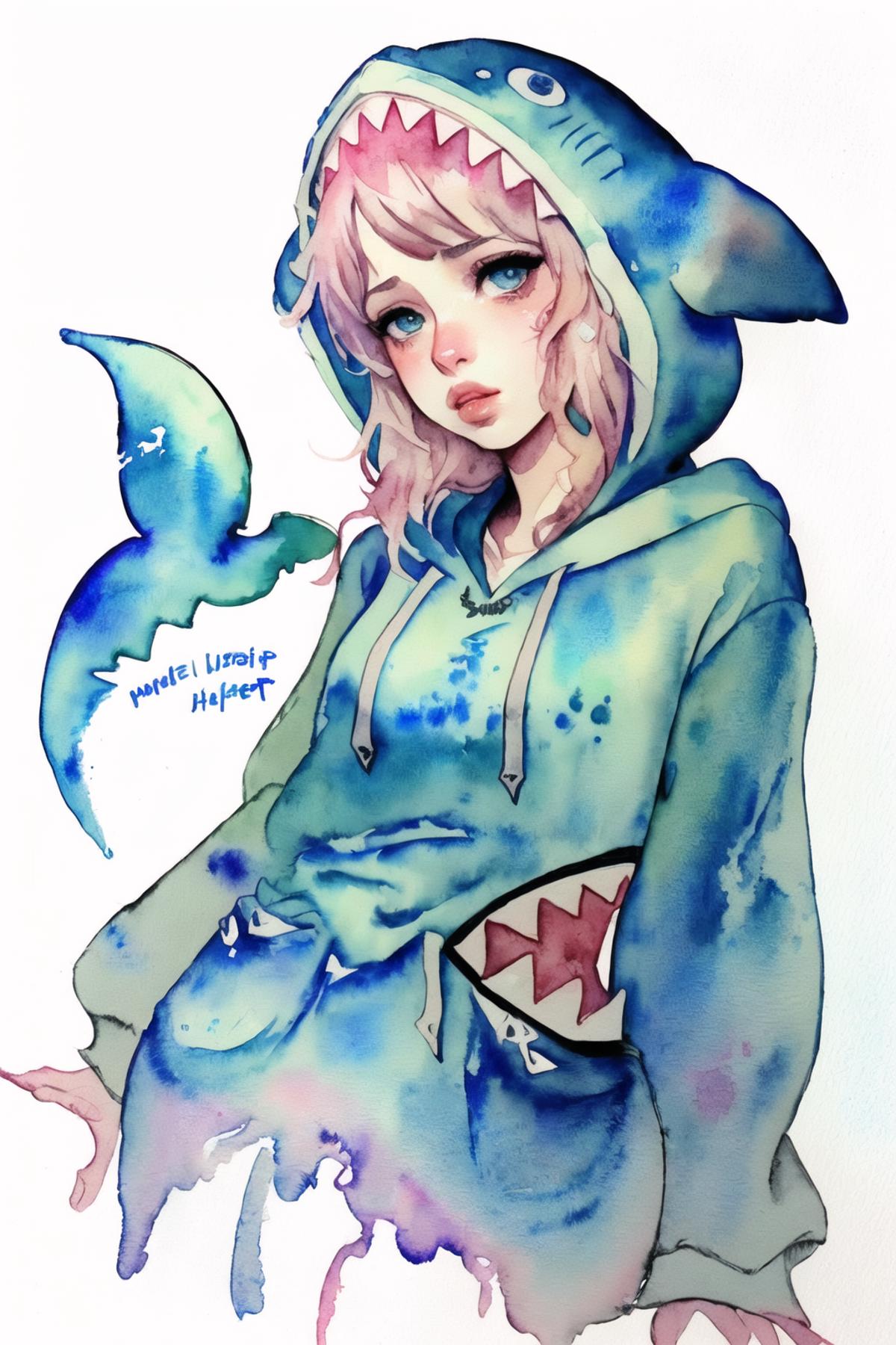 Better Watercolor painting - In the style of Iris Compiet image by NostalgiaForever
