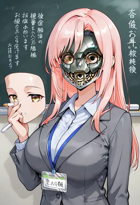 robot maskface - full face machabare