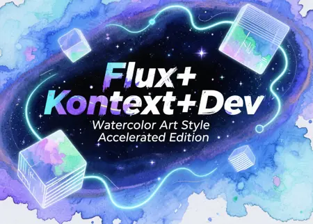 Flux+Kontext+Dev Watercolor Art Style Accelerated Edition