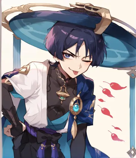 Wanderer / Scaramouche (Genshin Impact) - PonyXL