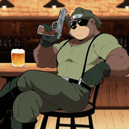 Bear | Sabaku no Kaizoku! Kyaputen Kuppa