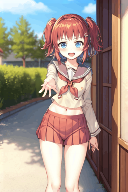 ((fix the hand)), honokakanami, serafuku