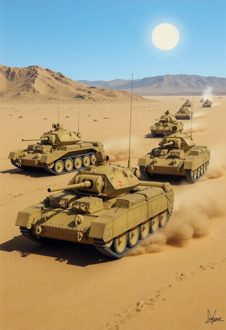 Tank, Cruiser Mk VI Crusader（A15）/ クルセーダー巡航戦車 v1.0
