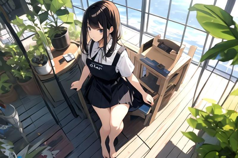 绪儿-居家少女场景Home scene image by TK31