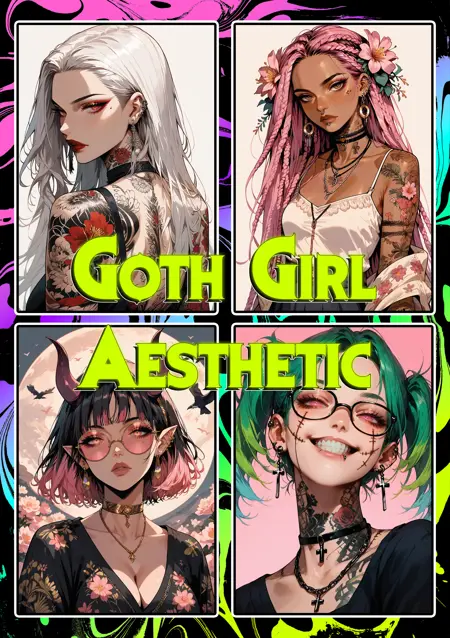 Goth Girl Aesthetic style [PonyXL]