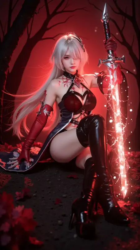 [Realistic] Acheron<Star Rail>Cosplay(official/doujin) costume