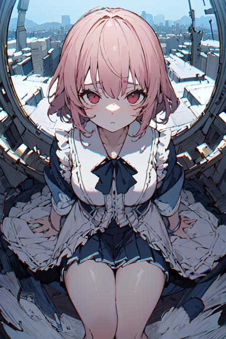 <lora:dropkun:0.8>Saigyouji yuyuko,very cool girl wearing cyberpunk intricate streetwear, beautiful, detailed portrait, intricate complexity, by krenz cushart, kyoto animation, greg rutkowski, wlop. 4 k, beautiful, cinematic dramatic atmosphere,pov crotch,miniskirt,