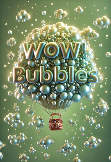 Wow Bubbles - SDXL Style LoRA v1.1