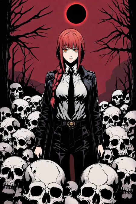 Dark comic fantasy noir illustriousXL