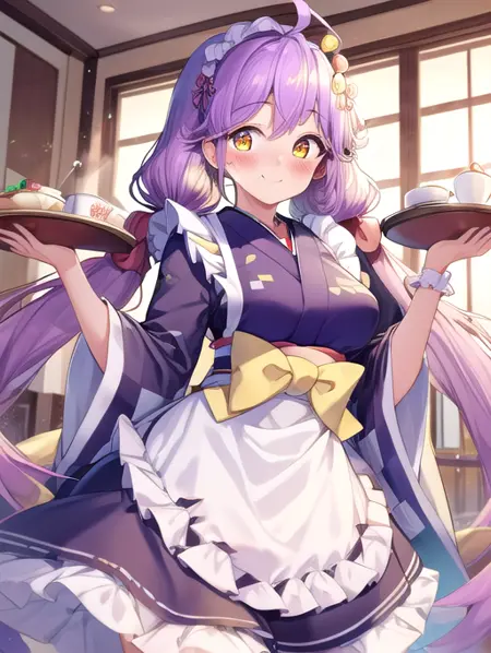 Character Change (♀) - Japanese Maid (和風メイド) - A Mix of Cultures!