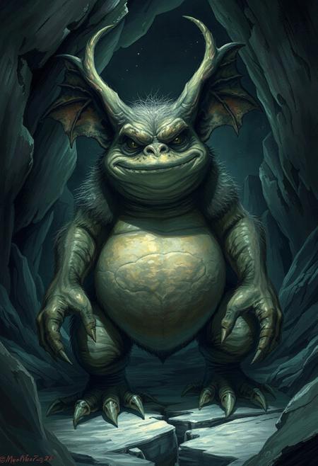 imagine the mario charcater from nintendo saga was once a powerful Great Old One from greace, but is said to have allowed his cult to slowly wither away, long before Hyperborea, prehistoric Greenland, was devoured by the ice. He is described as a large, hairy, toad-like creature with ears somewhat resembling those of a bat, living in a vast underground cave.