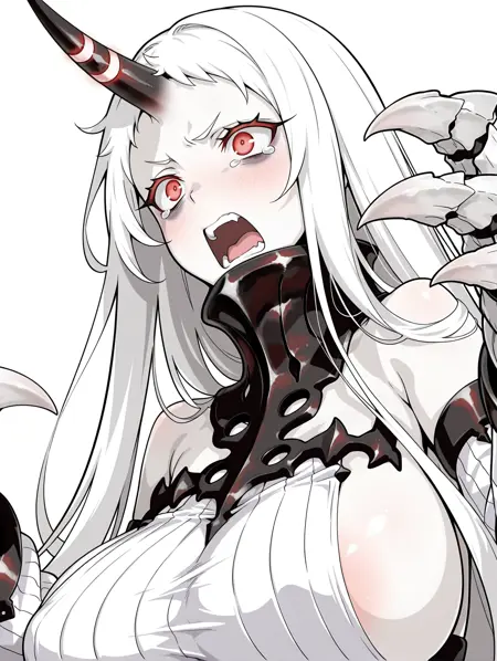 【Illustrious】港湾棲姫 【深海棲艦】艦隊これくしょん-艦これ- (seaport princess)(KanColle)