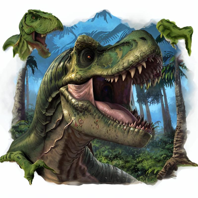 [Experimental] T-Rex (Dinosaur) image by CitronLegacy