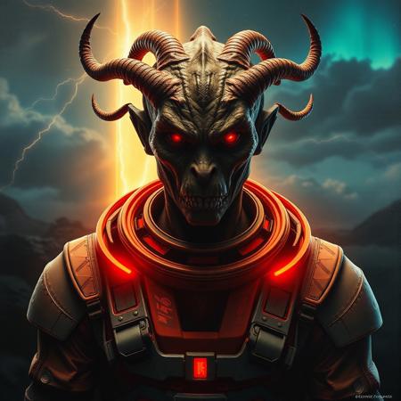 an intriguing depiction inspired by the enigmatic Tleilaxu from the Dune universe. Mysterious glowing intergalactic portal in the distance. science fiction poster. head and chest only. upperbody. cinematic sci - fi scene. flight suit, accurate anatomy. symmetry. portrait and science fiction theme with lightning, aurora lighting. clouds and stars. smoke. futurism. fantasy. by beksinski carl spitzweg. baroque elements. baroque element. intricate artwork by caravaggio. oil painting. oil on canvas. award winning. dramatic. trending on artstation. 8 k