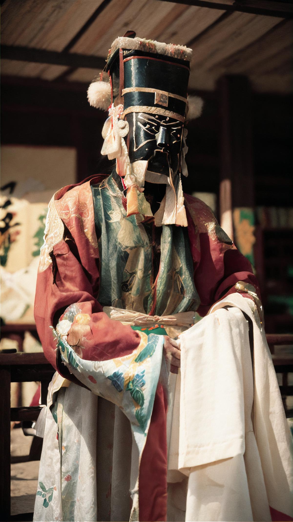 Nuo Opera - Chinese Horror Aesthetics/Chinese Intangible Cultural Heritage || 傩戏-中式恐怖美学/中国非物质文化遗产 image by Gostar