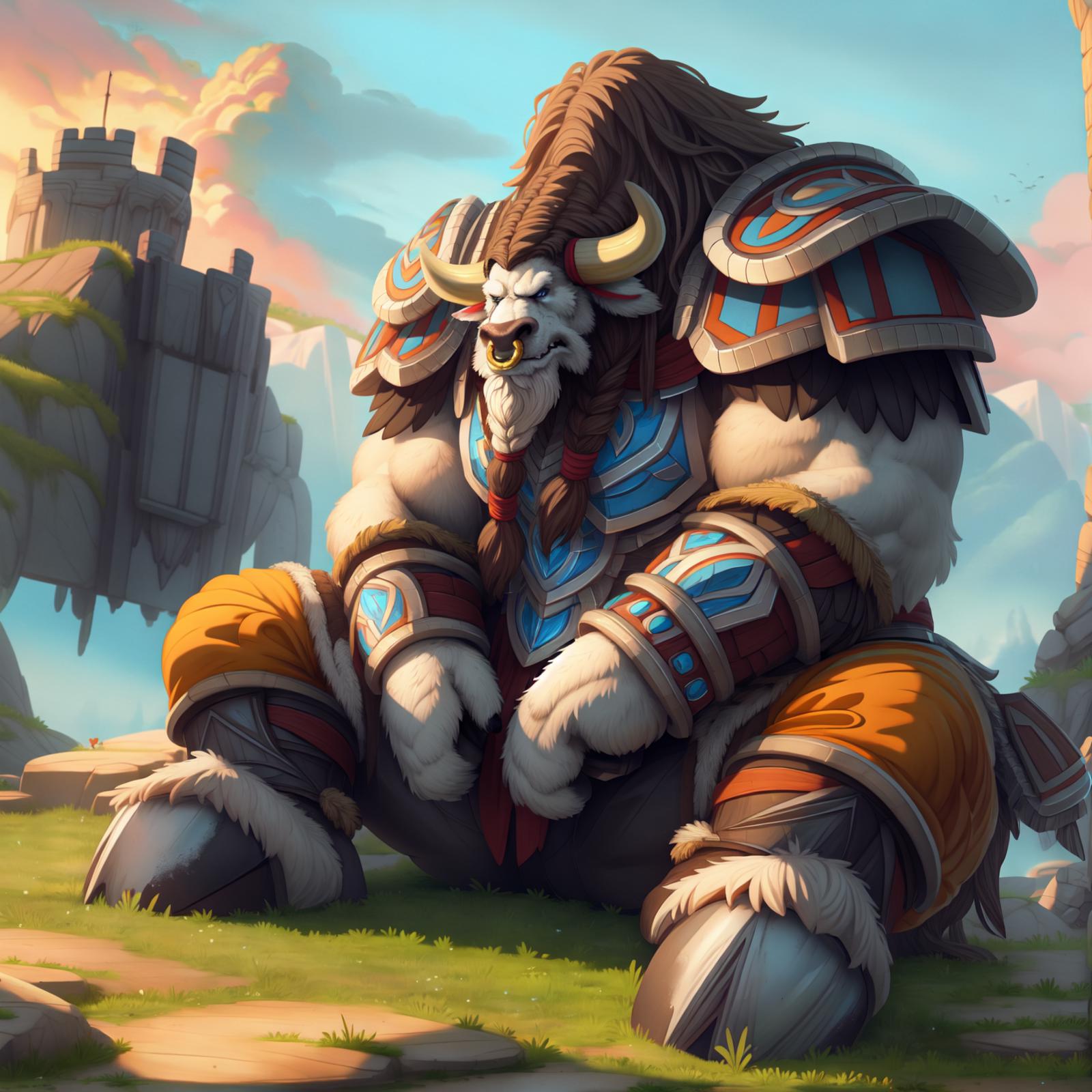 Tauren world of warcraft image by Zeid