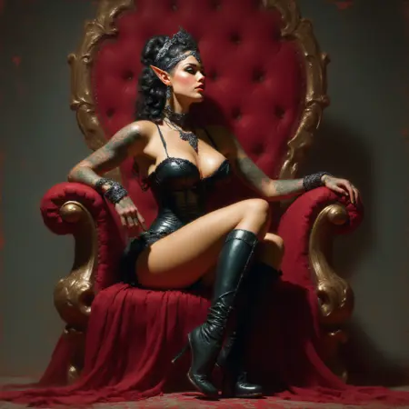 Dark Fantasy Pulp Pinup