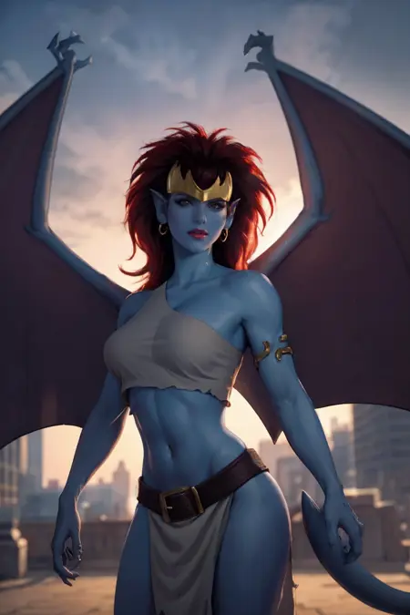 🥉Demona  (cartoon character) | Gargoyles TV Show |【Tier 03 Patreon Request】| 2 Outfits | ownwaifu