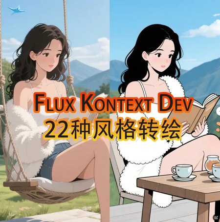 Flux Kontext Dev 22 styles conversion acceleration stable version v1 v1.0