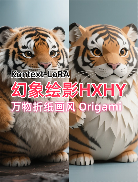 幻象绘影万物折纸画风-OrigamiKontextLoRA v1.0