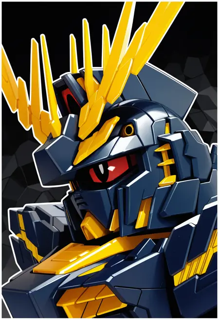 SDバンシィ(sd banshee)(Illustrious) Mobile Suit Gundam Unicorn