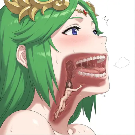 Giantess Oral Vore X-RAY