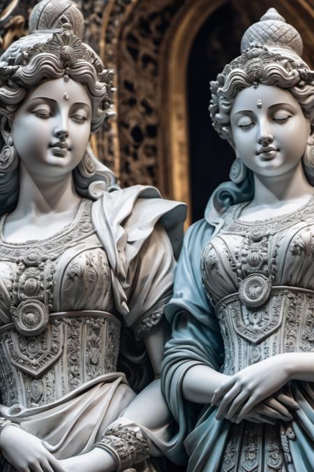 modelshoot style, (extremely detailed 8k wallpaper), a photo of a Statues from your DREAMS, Intricate, High Detail, dramatic