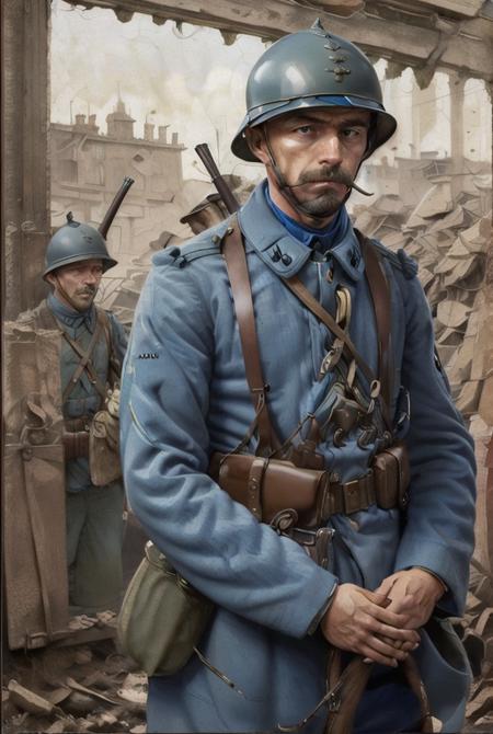 WW1 - French Soldier uniform - ComfyUI Cloud