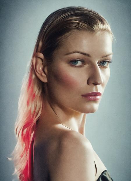 analog style, modelshoot style, portrait of sks woman in tuxedo, (perfect eyes), energetic and colorful streams of light (photo, studio lighting, hard light, sony a7, 50 mm, matte skin, pores, concept art, colors, hyperdetailed), with professional color grading, soft shadows, bright colors, daylight, <lora:locon_ivana_v1_from_v1_64_32:1.3>