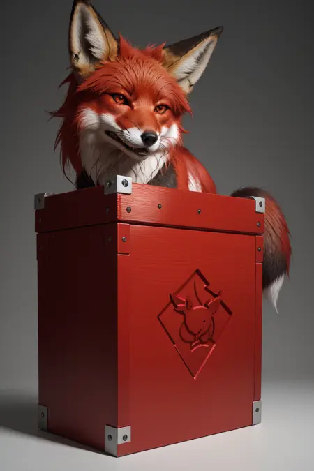 🦊FOXY'S MAGICAL PANDORA'S BOX - RED Flavor (Love, Blood, Gore)