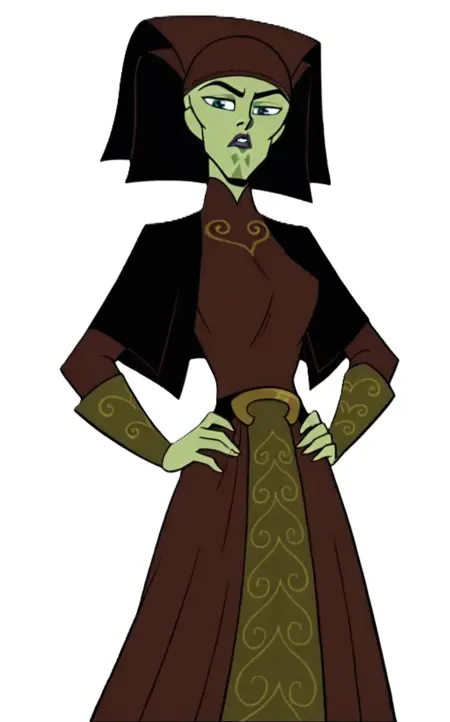 Master Luminara 2003 Clone Wars Micro Series