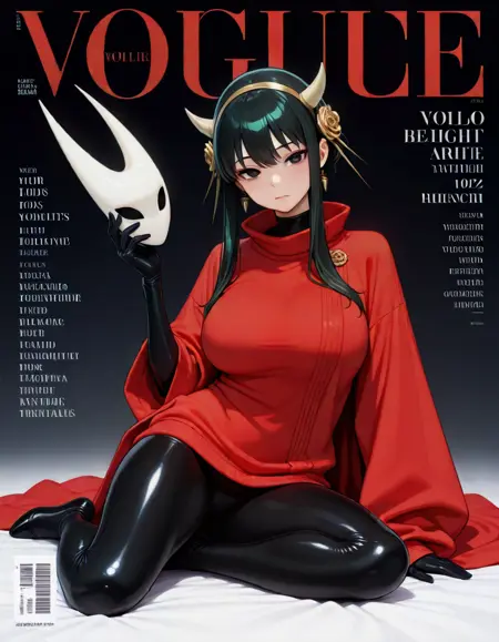 Fashion magazine cover