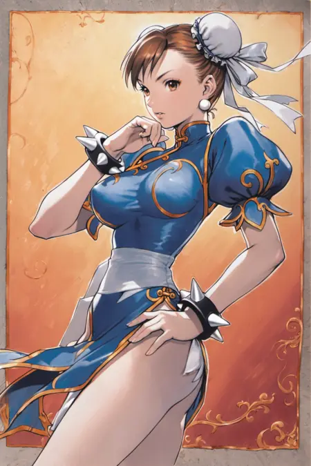 [XL] Akiman (Yasuda akira)/安田朗 《街头霸王》/《Street Fighter》《Turn-A Gundam》/《∀高达》  - Artist Style