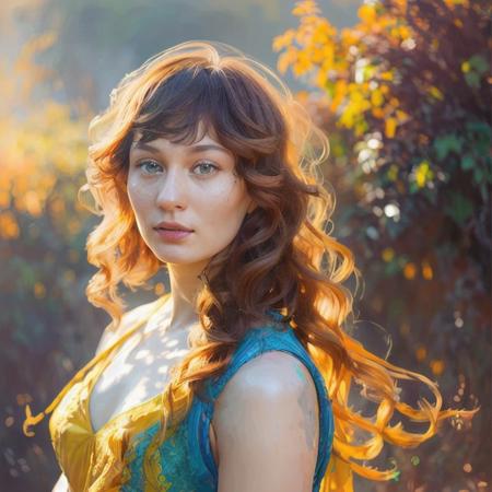 beautiful young woman(zxzxberna), intricate colorful hair with , sunlight, beautiful lighting, vibrant lighting, intricate, highly detailed, elegant, smooth, by Ruan Jia and Artgerm and Anton Fadeev
 <lora:berna-000010:0.7>