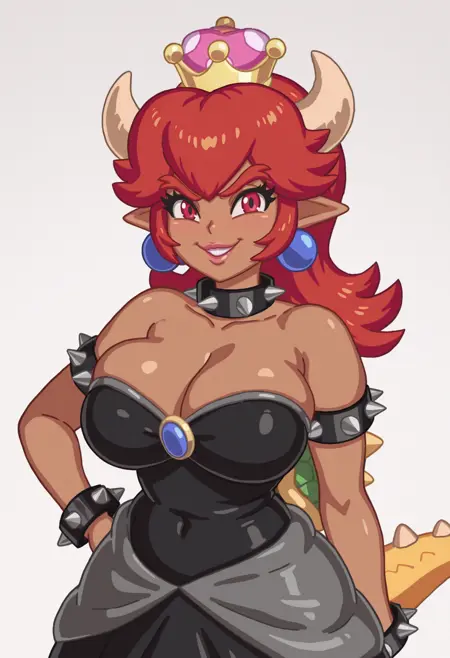 Red Bowsette (Super Mario Bros) [Illustrious] Character Lora