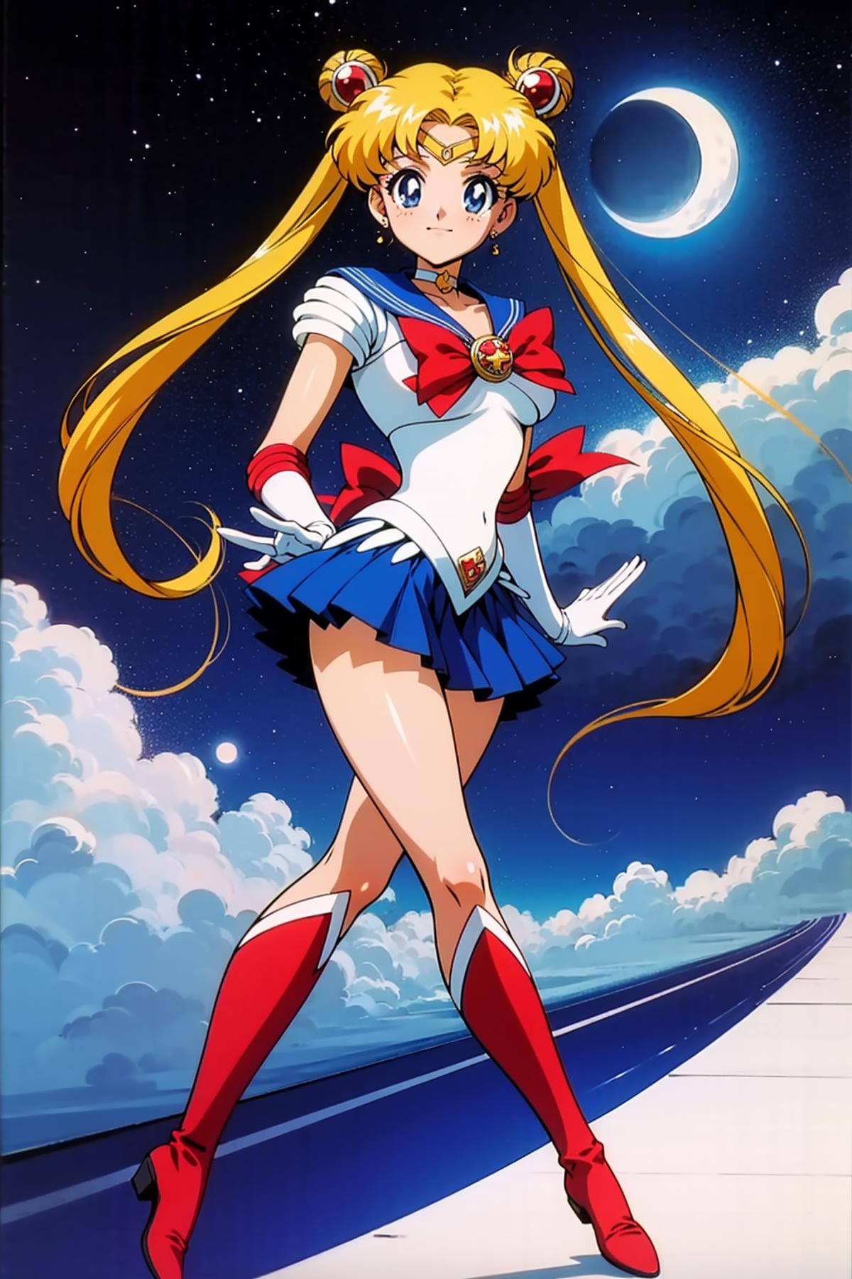 Sailor Moon / Usagi Tsukino (Sailor Moon) - Lora image by ElizaPottinger