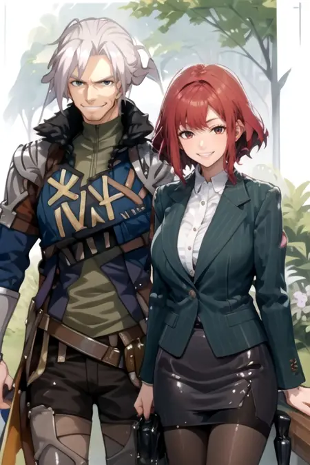 Siegfried Kaslana x Souko Souma (Honkai Impact 3rd x Teisou Kannen Zero)