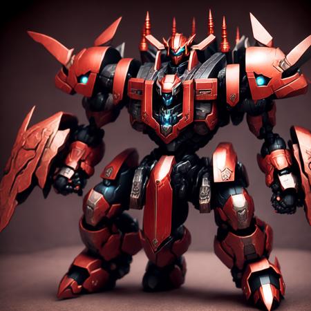 photo Diablo style Dungeons, Gundam Mecha fighting giant mobile armored mechanical beasts (GundamDungeon style:1) <lora:djzGundamDungeon:0.8)