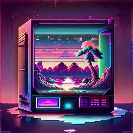 (retrowave:1)